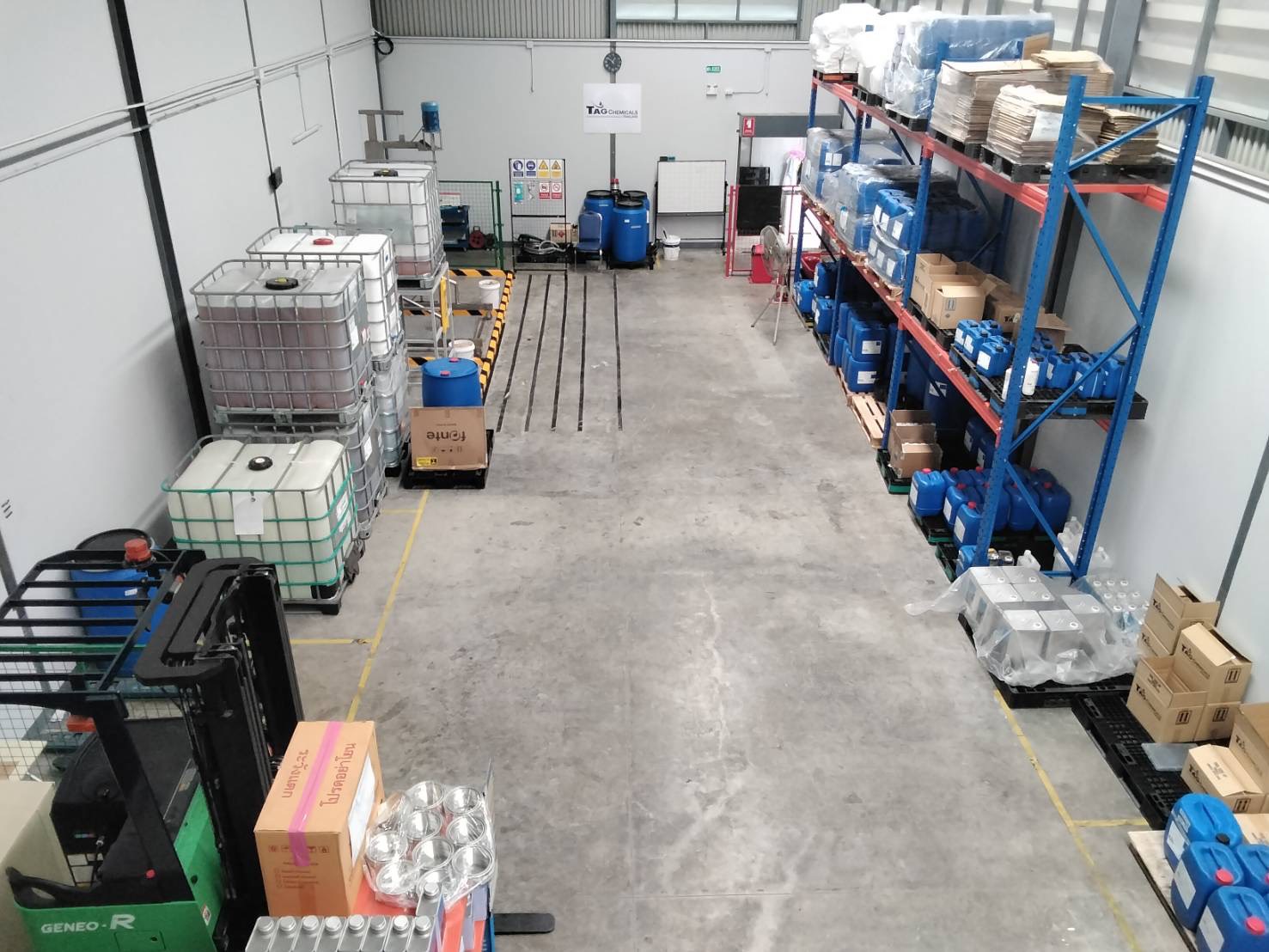 Factory interior overview